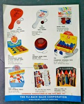 1956 PAPER AD 2 Sided Fli-Back Toy Sales Whirl King Yo Yo Tournament Woo... - £11.98 GBP