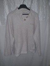 Weird Fish Grey Macaroni 1/4 Zip Long Sleeves Sweatshirt/ Top Size XL Unisex - £23.30 GBP