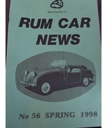 Register Of Unusual Micro Cars RUM News Spring 1998 - $28.12