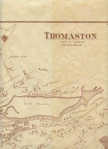 Thomaston Town of Plymouth Map Seth Thomas Saugatuck River 1874 Reproduc... - £14.22 GBP