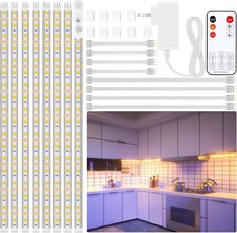 Lafulit Under Cabinet Lighting Kit - 8 Pcs, 2700K Warm White Flexible Led, 13Ft - $20.61