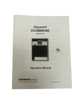 Hayward ECOMMAND Automation Operation Manual w/ Replacement Fuse Plug - £17.02 GBP