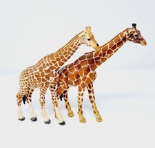 Schleich Giraffe Female #14320 Lot (2) 2004 Retired Wild Life Animal Mammal - £9.09 GBP