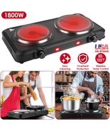1800W Electric Infrared Dual Burner Portable Heating Hot Plate Stove Cou... - $58.80