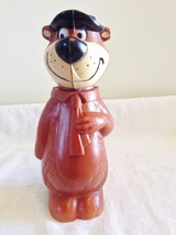 Vtg Hanna Barbera Plastic Blow Mold Yogi Bear Coin Bank - $308.06 MXN