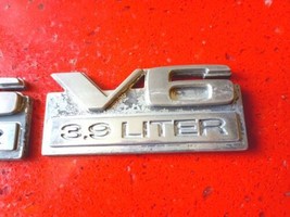 Dodge OEM 1987-1990 Dakota V6 3.9 Liter Emblem Badge Logo Nameplate Name Pair - £13.61 GBP