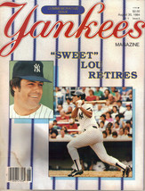 August 30 1984 New York Yankees Magazine Lou Piniella Retire Commemorative Issue - £3.97 GBP