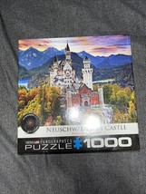 100% Complete 2019 Eurographics 1000 Piece Jigsaw PUZZLE-NEUSCHWANSTEIN Castle - $22.54