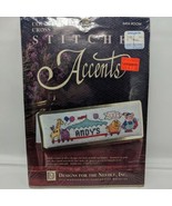 Accents Designs For Needle Personalized Room Label 1991 Counted Cross St... - $7.91