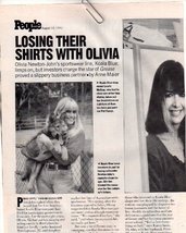 Olivia Newton-John Clipping Magazine photo orig 2pg 8x10 J10414 - £3.84 GBP