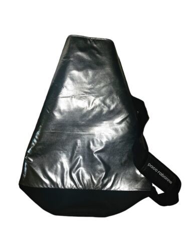 Primary image for Paco Rabanne Silver Metallic Weekender Duffle Bag 48H