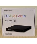 Memorex MDW218B Slim External CD/DVD Writer DVD 8X CDR 24X USB Powered B... - $523.39 MXN