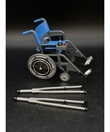 Wrestling Electric Style Wheelchair &amp; Crutches Playset For Action Figures - €23,20 EUR