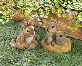 PEEK-A-BOO Garden Bunnies Decor - £20.19 GBP