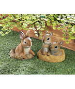 PEEK-A-BOO GARDEN BUNNIES DECOR - $26.18