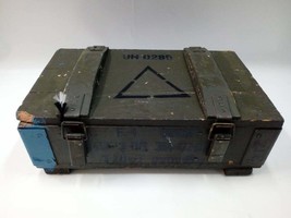 Vintage Military Wooden Millitary Box PTM Storage Box  - £62.69 GBP