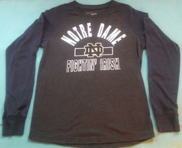 Notre Dame Fighting Irish Heavy Cotton Long Sleeve Shirt Men&#39;s NCAA Medi... - £7.84 GBP