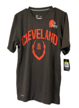 Nike Men&#39;s NFL Cleveland Browns Legend Dri-Fit T-Shirt, Brown, Small - £15.85 GBP
