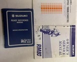 1996 1997 1998 1999 Suzuki RM80 Servizio Negozio Manuale Set 99011-02B74... - $44.97