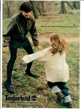 1996 Timberland Magazine Print Ad What&#39;s Important Is Right In Front Of You - $12.55