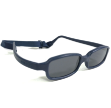 Miraflex Sunglasses NEW BABY 2 Navy Blue Rectangular Frames with Blue Le... - $58.72