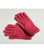 Women Girl Winter Snow Glove Feathered Textured Knit Warm Cozy lining Co... - £8.29 GBP