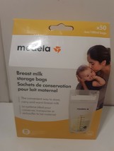 Medela Breast Milk Storage Bags 6 Oz 50 Count Brand New Factory Sealed - £6.32 GBP