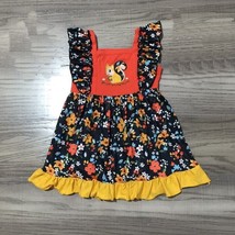 NEW Boutique Squirrel Girls Sleeveless Ruffle Dress - £8.82 GBP