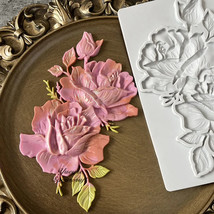 Silicone Roses Bloom Mold Floral Crafts for Resin Plaster Sugarcrafts DI... - $16.51