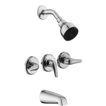 Glacier Bay Aragon 3-Handle Tub &amp; Shower Faucet - $1,102.23 MXN