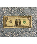 2013 $1 Dollar Bill Star Note – Fancy Low Serial Number Good Condition B... - £73.54 GBP