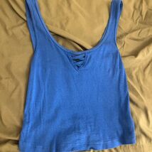 Wild-fable Women&#39;s Blue Crop-top - $162.05 MXN