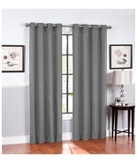 Regal Home Collections Hudson Grommet Curtain Size 84 X 52 Color Gray - £39.22 GBP