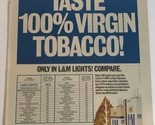 1978 L&amp;M Cigarette Vintage print Ad Pa8 - £3.94 GBP