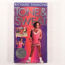 Richard Simmons Tone &amp; Sweat, Farewell to Fat (VHS Tape, 1994) NEW SEALED - £4.25 GBP