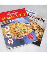 LOT OF 2 COOKBOOKS ~ PHILADELPHIA BUSY FAMILY &amp; CAMPBELLS 1-2-3 / 340 re... - $18.32 CAD