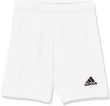 NEW Girls sz XL (16) Adidas Entrada Shorts white moisture wicking elasti... - $11.95