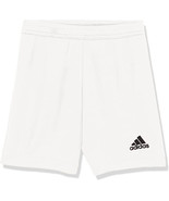 NEW Girls sz XL (16) Adidas Entrada Shorts white moisture wicking elasti... - $11.95