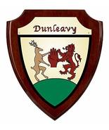 Dunleavy Irish Coat of Arms Shield Plaque - Rosewood Finish - £34.11 GBP