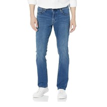 John Varvatos Star USA Men's Bowery Slim Straight Jeans BULB Denim Medium Blue - £77.21 GBP