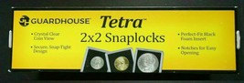 25 Guardhouse 2x2 Tetra Plastic Snaplocks 1/4 Ounce Gold Eagle Coin Holders - £12.31 GBP