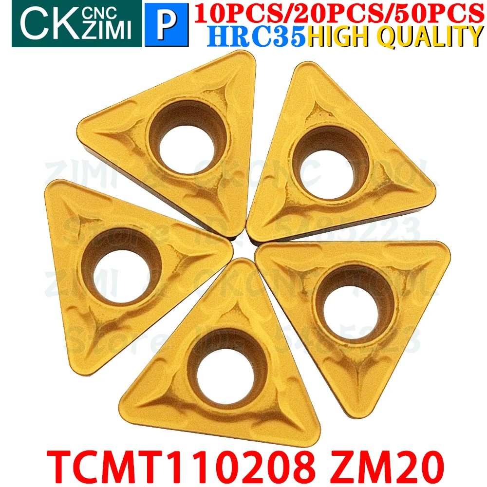 TCMT110208 ZM20 TCMT 110208 ZM20 Carbide Inserts External Turning Inserts Tools  - £216.92 GBP