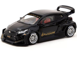 Toyota Pandem GR Yaris RHD (Right Hand Drive) Black &quot;Road64&quot; Series 1/64 Diecast - £29.95 GBP