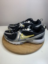 Nike Impact Zone Mens Size 10 Running Shoes 316875-001 Black Gray Yellow - £23.39 GBP