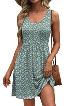 Women's Summer Dress 2026 A-Line Sleeveless Casual Sundress with Pockets - $30.80