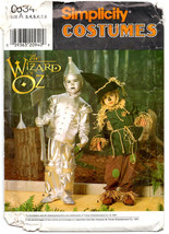 Simplicity 0634 Wizard Of Oz Tin Man Scarecrow Costumes 3-8 Oop - £44.23 GBP