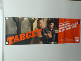 Target Gene Hackman Matt Dillon Promotional Banner 1985 - £13.32 GBP