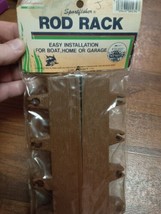 Vintage New &quot;Shakespeare&quot; Sportfisher Rod Rack (Holds 8 Rods) - $11.88