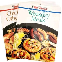 1996 Weber Grill Sunset Books Lot Of 2 Cookbooks PB Recipes Vintage DWOO - £23.72 GBP