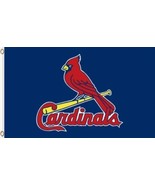 St. Louis Cardinals Blue Flag 3X5Ft Banner USA Polyester with Brass Grom... - $30.00